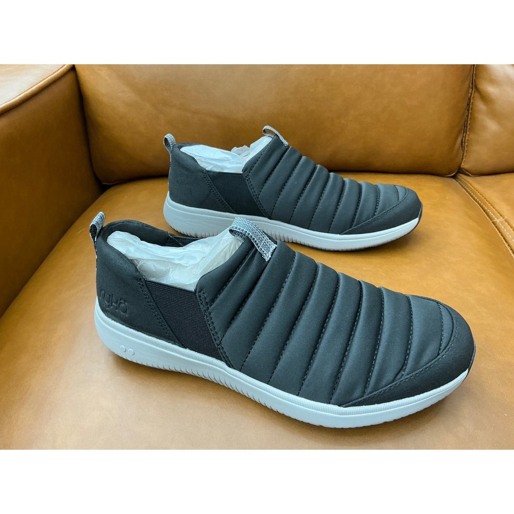 Ryka Pursuit Slip On Sneakers Womens 9.5 Black Quilted Puffy Walking
